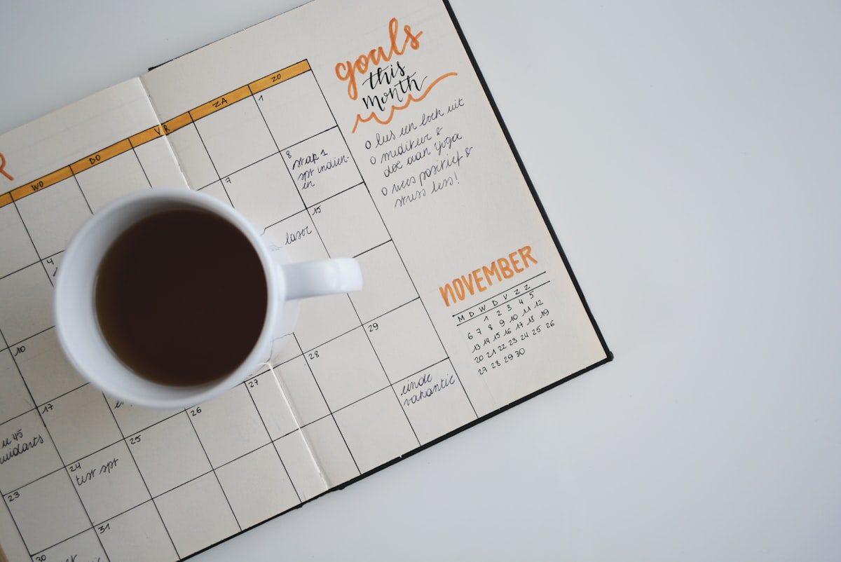Agenda y planificación organizada